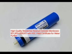 Membrane d'osmose inverse résidentielle de haute qualité RO-3013-600GPD avec NSF, certificat Halal pour purificateur d'eau